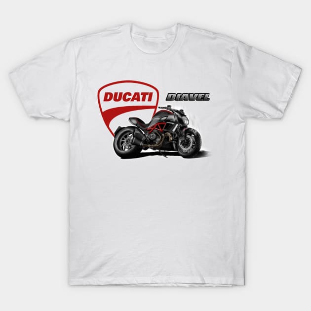 Ducati diavel T-Shirt by Niken12